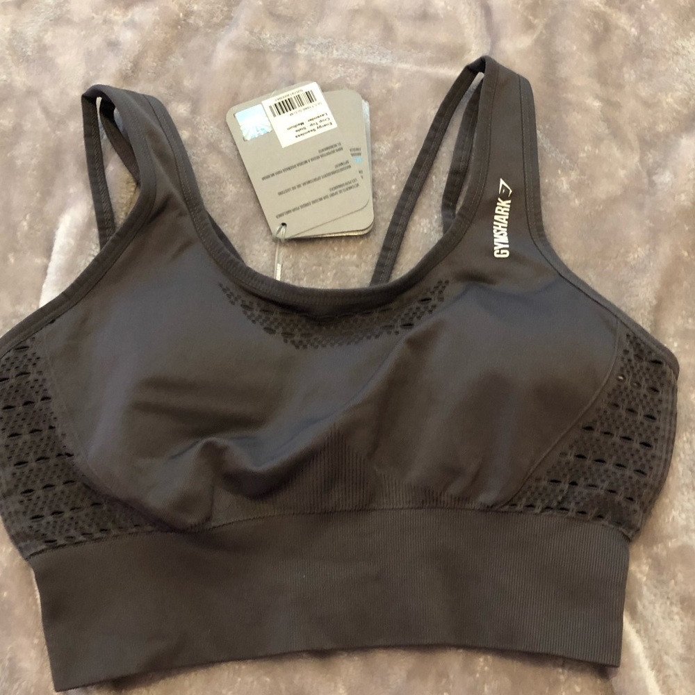 Gray Gymshark CropTop